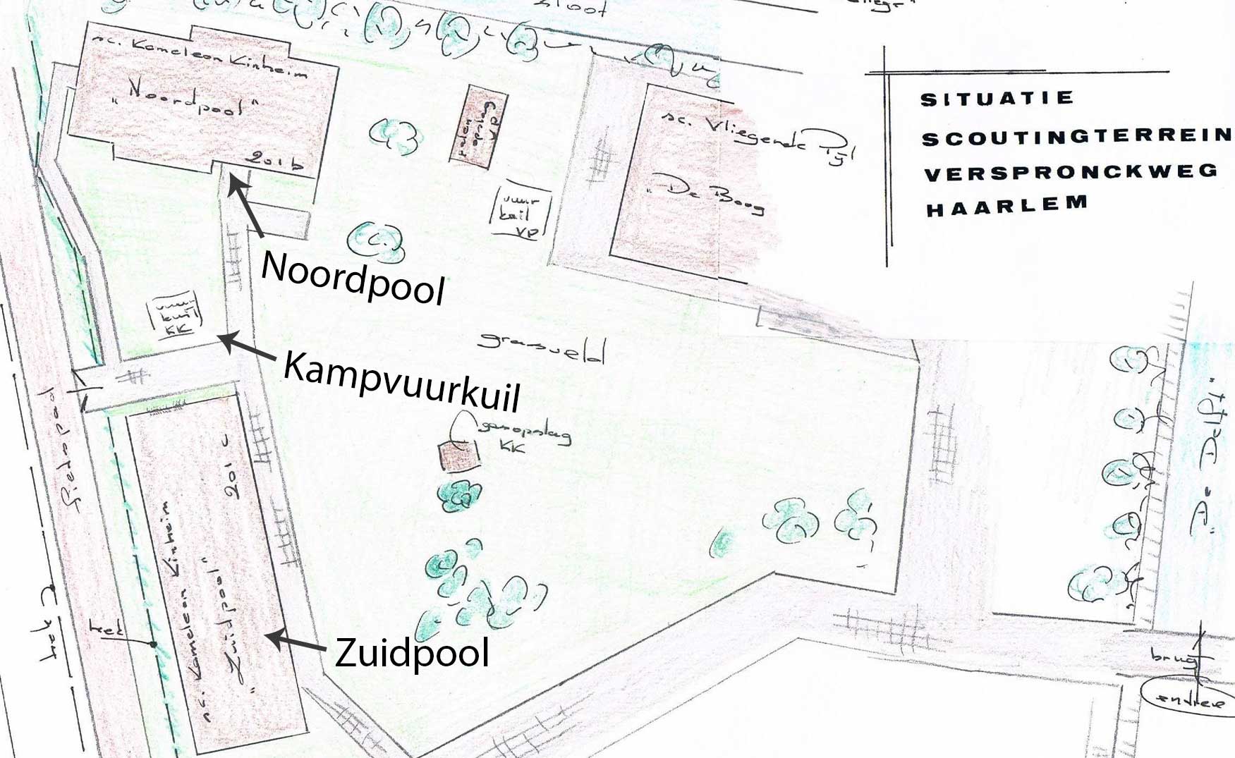 Het buitenterrein van Kameleon Kinheim