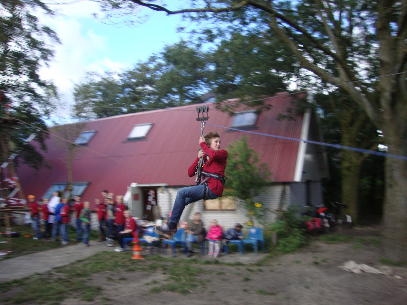 Jelle aan de kabelbaan